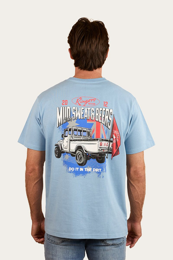Ringers Western - Mens - Mud Sweat Beers Loose Tee - Dusk