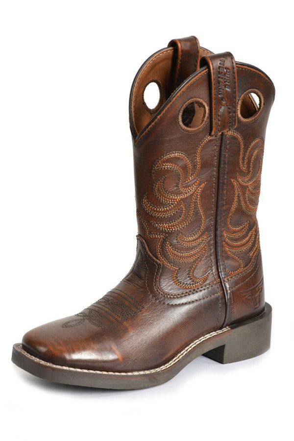 Pure Western - Children - High Top Boot (C) - Ryder ~ AntiqueBrown