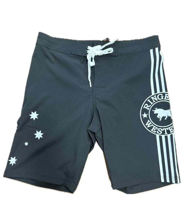 Ringers Western - Mens - Southern Cross Swim Short - Black/White