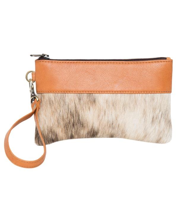 The Design Edge - Cowhide Wales Clutch Jersey - Tan