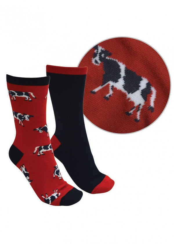 Thomas Cook - Kids - Farmyard Socks - Kids ~ Cow