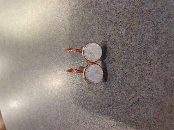 Paisley May - PMB Cowhide Drop - Rose Gold - 12mm