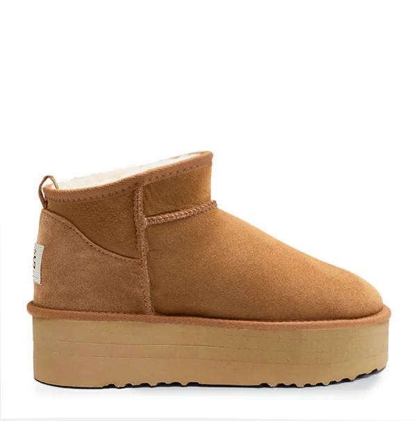 Jumbo Ugg - UGG= Joey Platform Boot - Chestnut
