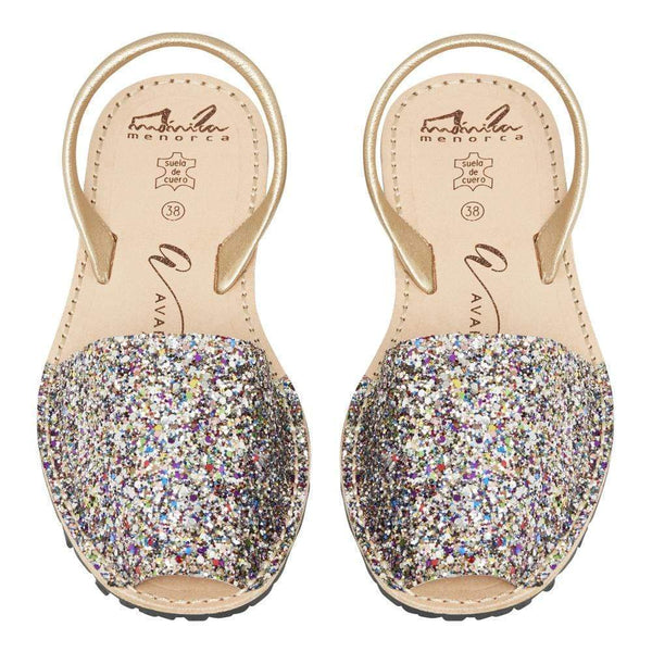 Avarcas Australia - Avarca - Multi Gold Glitter