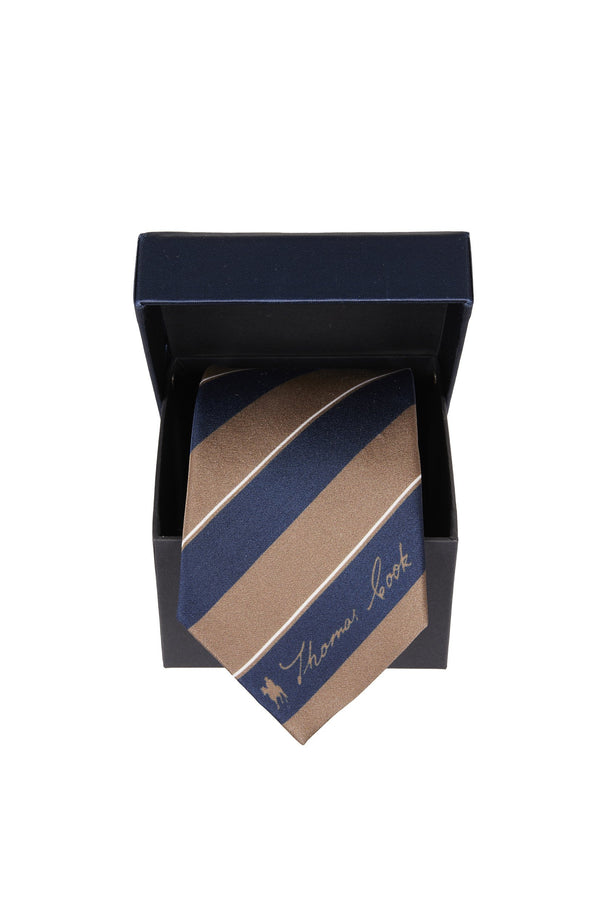 Thomas Cook - Tie - Clyde - Tan/Navy