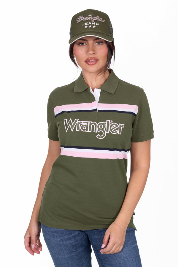 Wrangler - Womens - Hallie Polo - Olive