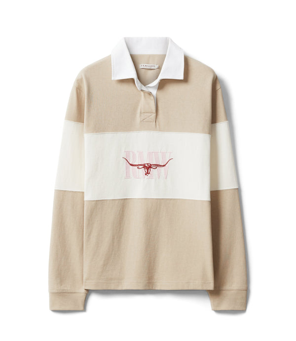 R.M.Williams - Womens - Narran Panel Rugby - Sandstone