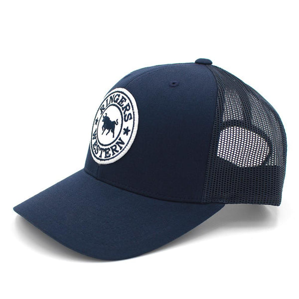 Ringers Western - Cap - Trucker - Navy/White Patch