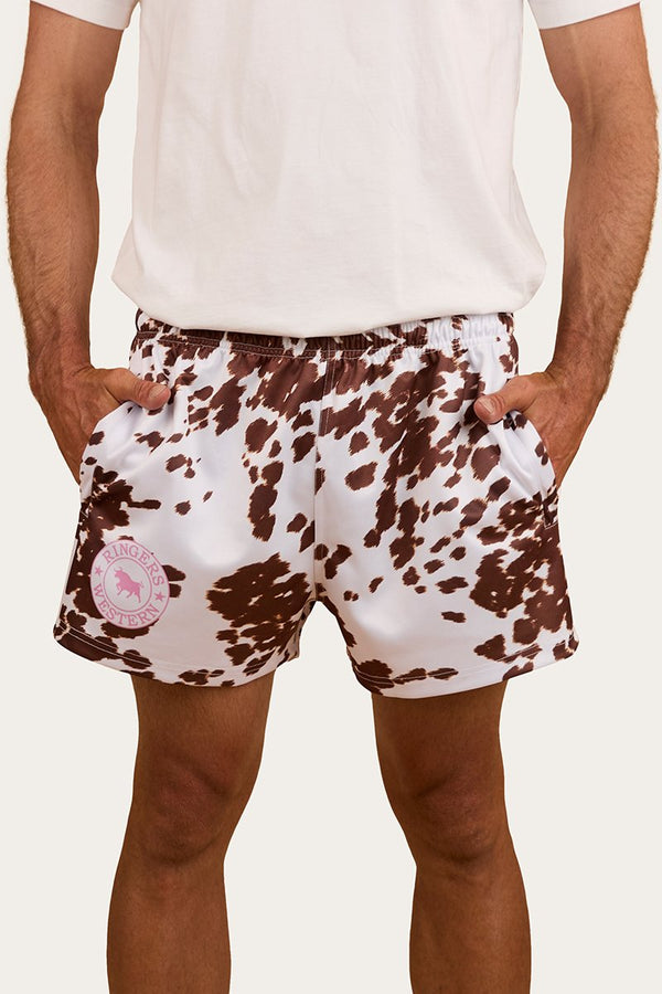 Ringers Western - Unisex - Footy Short Ringers - White/Tan