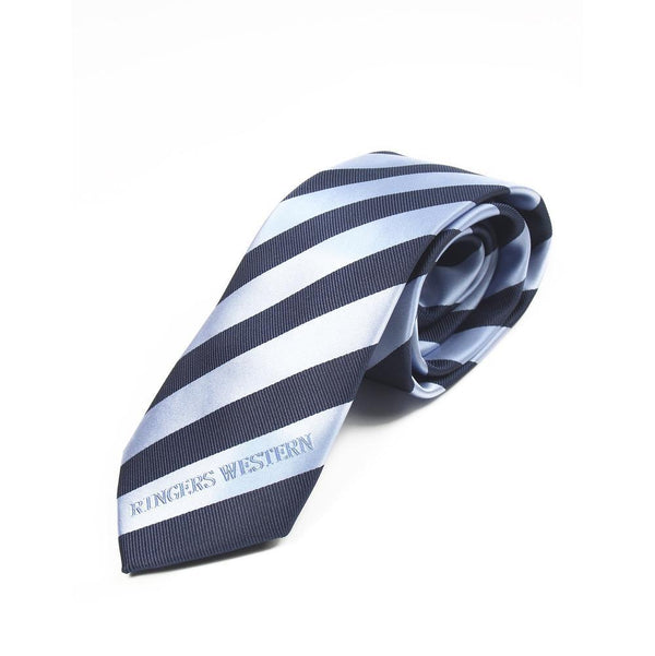 Ringers Western - Tie - Flemington Stripe - Navy