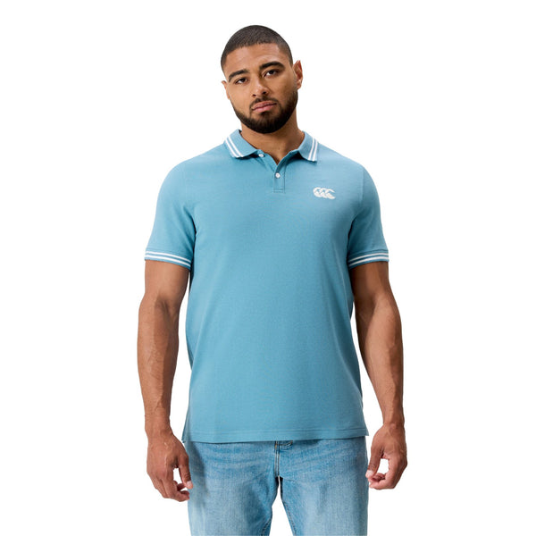 Canterbury - Mens - Solid Dye Polo - Provincial Blue