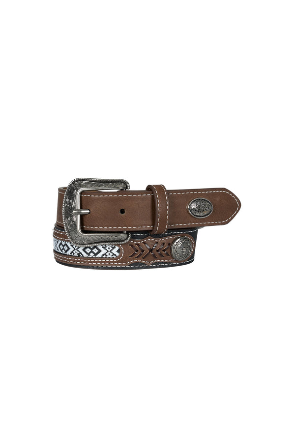 Pure Western - Kids - Clayton Belt ~ Tan/Black