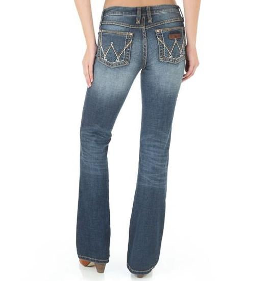 Wrangler - Womens - Retro MRise BCut Mae Jean - Indigo - 34L