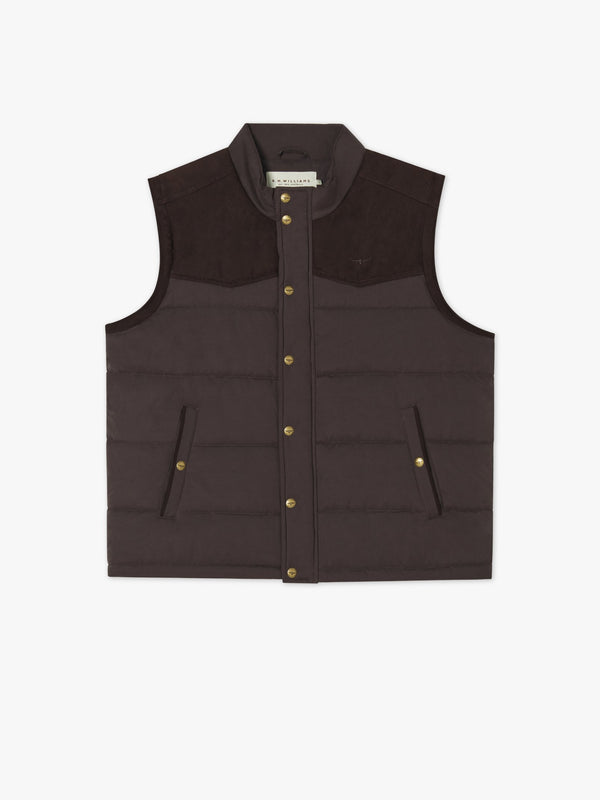 R.M.Williams - Carnarvon Vest - Chocolate
