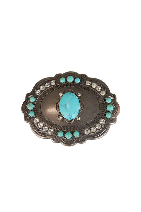 Ringers Western - Kelsea Belt Buckle - Antique Silver