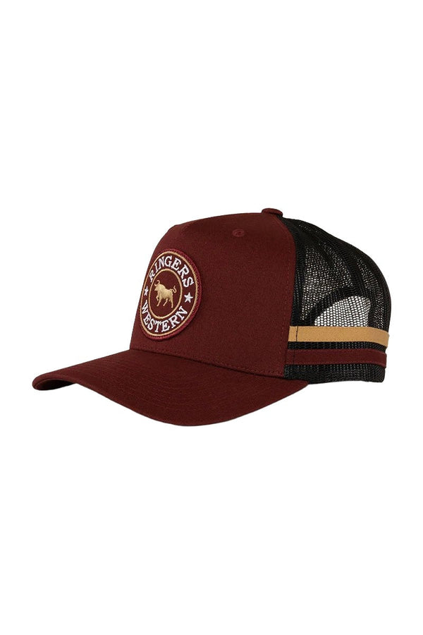 Ringers Western - Cap - Trucker - McCoy - Burgundy