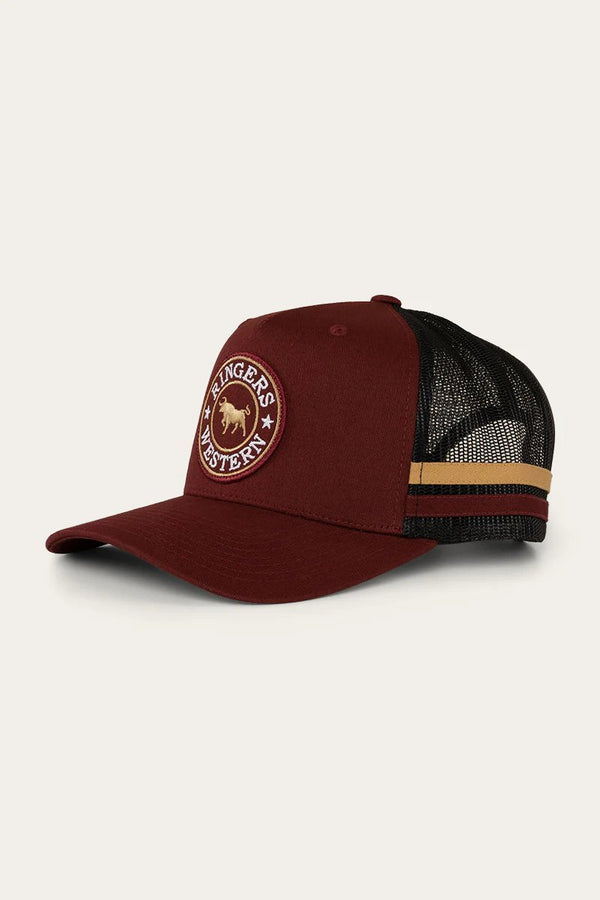 Ringers Western - Cap - Trucker - McCoy - Burgundy
