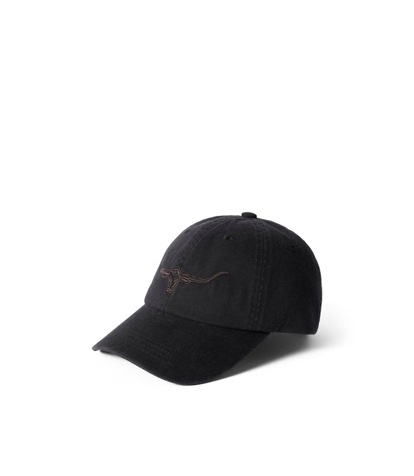 R.M.Williams - Longhorn Twill Cap - Black Wash