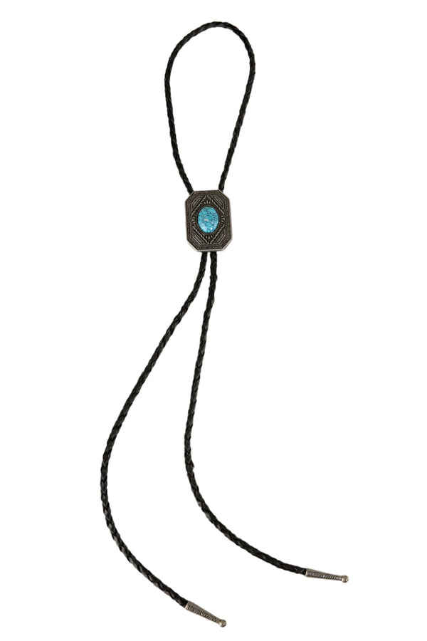 Ringers Western - Bolo Tie - Laredo - Antique Silver