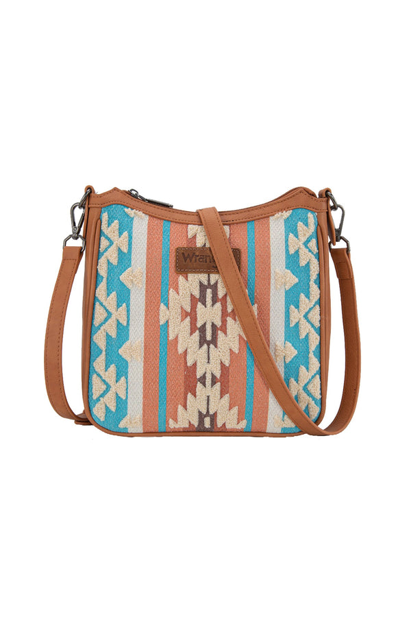 Wrangler - Cilia Aztec Crossbody Bag - Tan