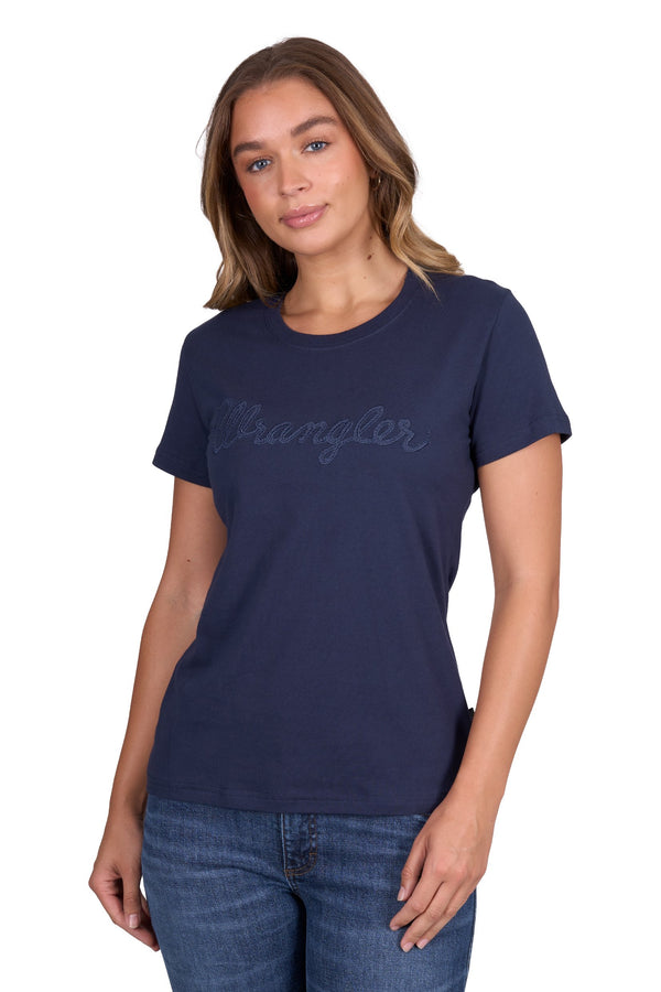 Wrangler - Womens - Texas Tee - Navy