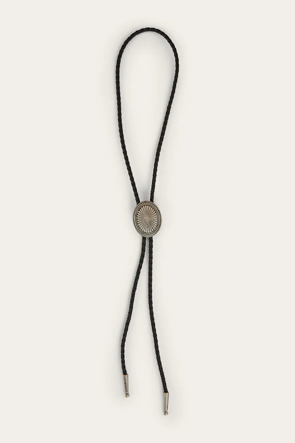 Ringers Western - Bolo Tie - Western - Antique Silver