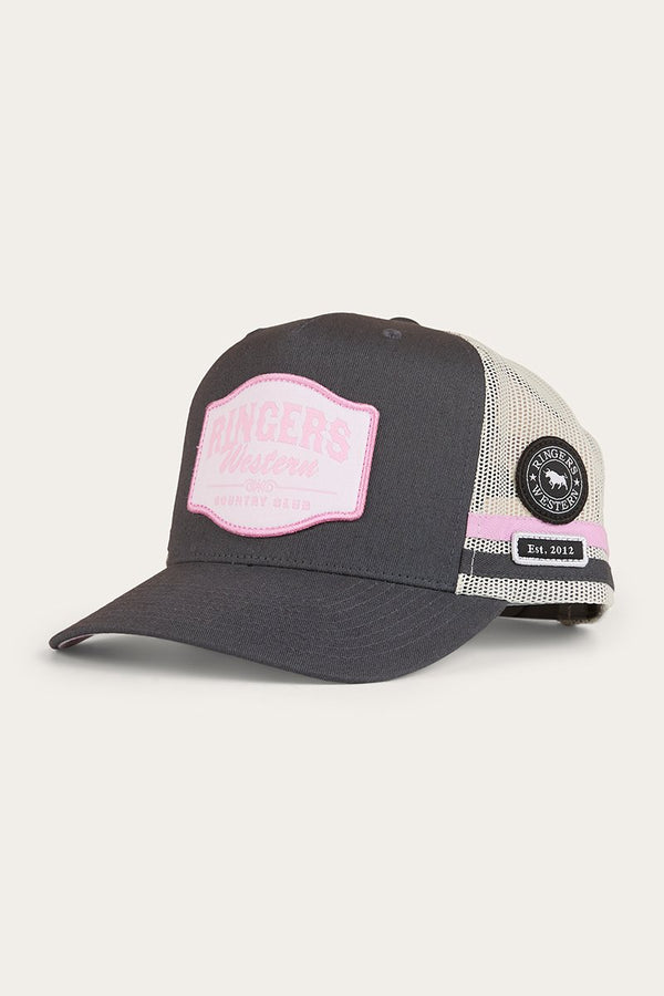 Ringers Western - Cap - Trucker - Country Club-BPink/Charc