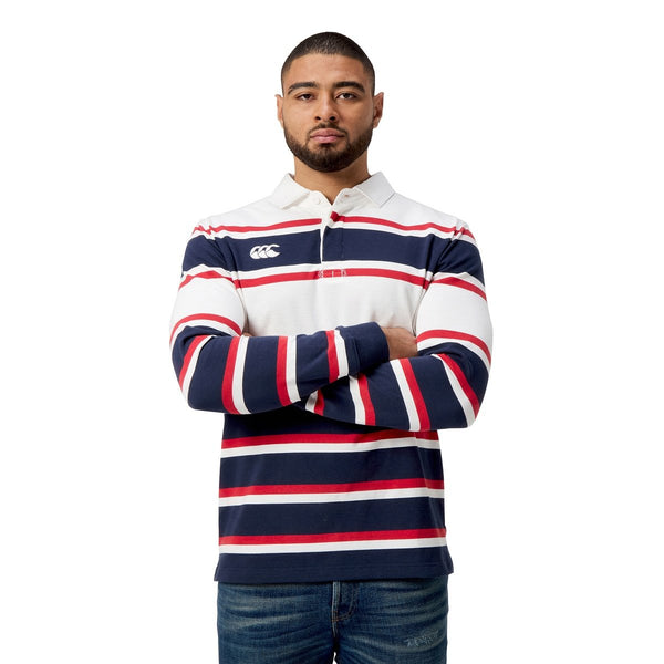Canterbury - Mens - Engineered Stripe Rugby - Egret