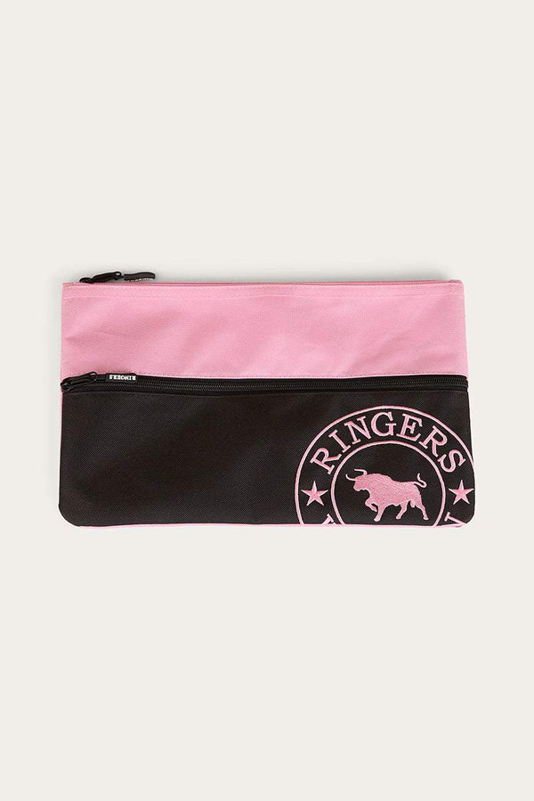 Ringers Western - Spencer Pencil Case - Black/Pink