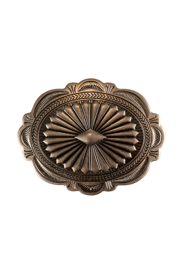 Ringers Western - August Belt Buckle - Antique Silver