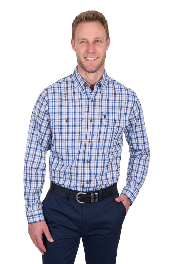 Thomas Cook - Mens - Thomas Shirt - Navy/Light Blue