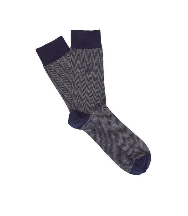 R.M.Williams - Nelson Sock - Grey/Navy