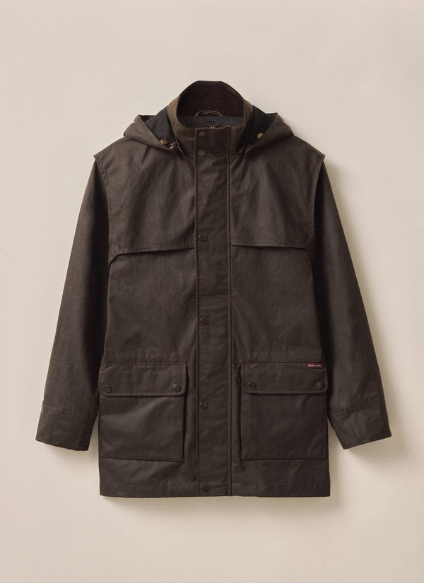 Driza-Bone - Unisex - Oilskin Bushman Coat - Heritage Brown