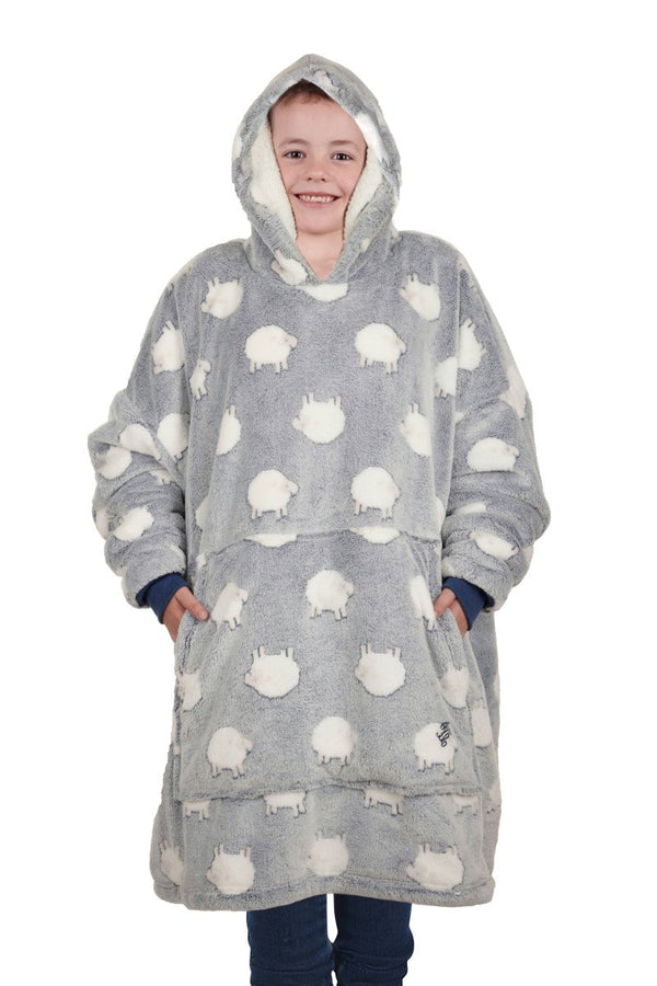 Thomas Cook - Snuggle Hoodie Sheep - Kids ~ Grey/Blue