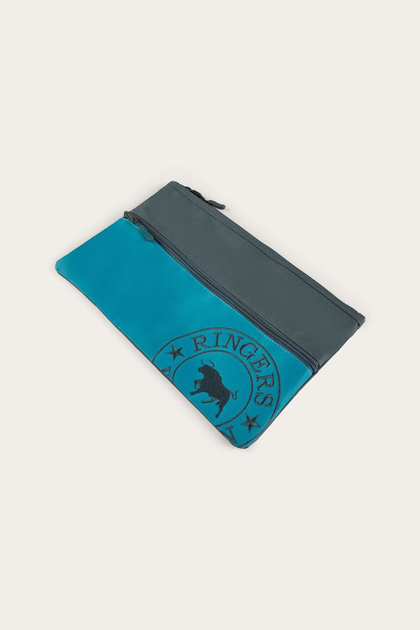 Ringers Western - Spencer Pencil Case - Grey/Blue