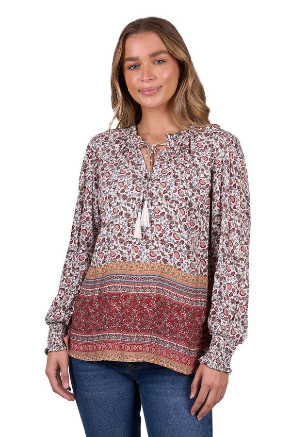 Pure Western - Womens - Hudson L/S Blouse - Multi