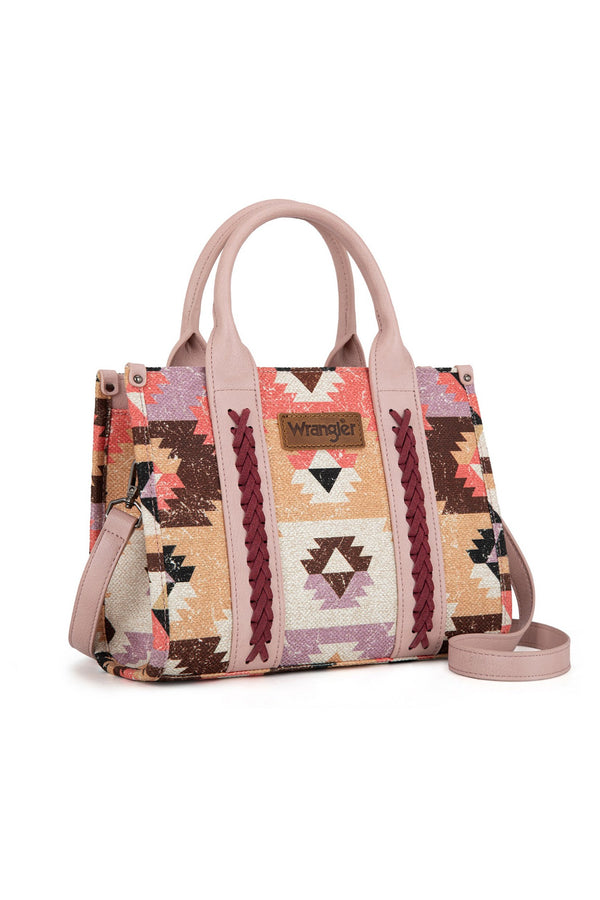Wrangler - Zena Aztec CrossBody Bag - Pink