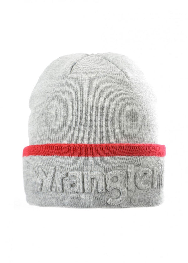 Wrangler - Beanie (Logo) - Grey Marle
