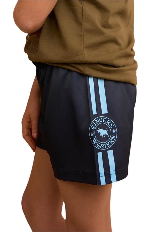 Ringers Western - Kids - Footy Short Ringers ~ Navy