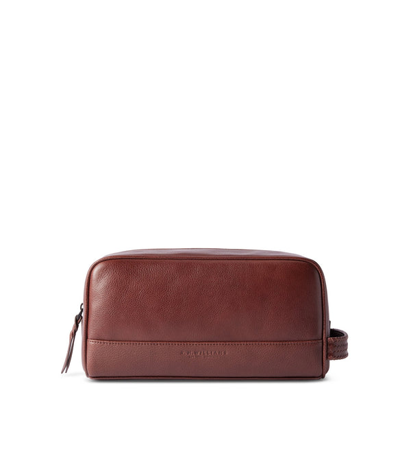 R.M.Williams - Wash Bag Leather Farrier Signature-Whsky