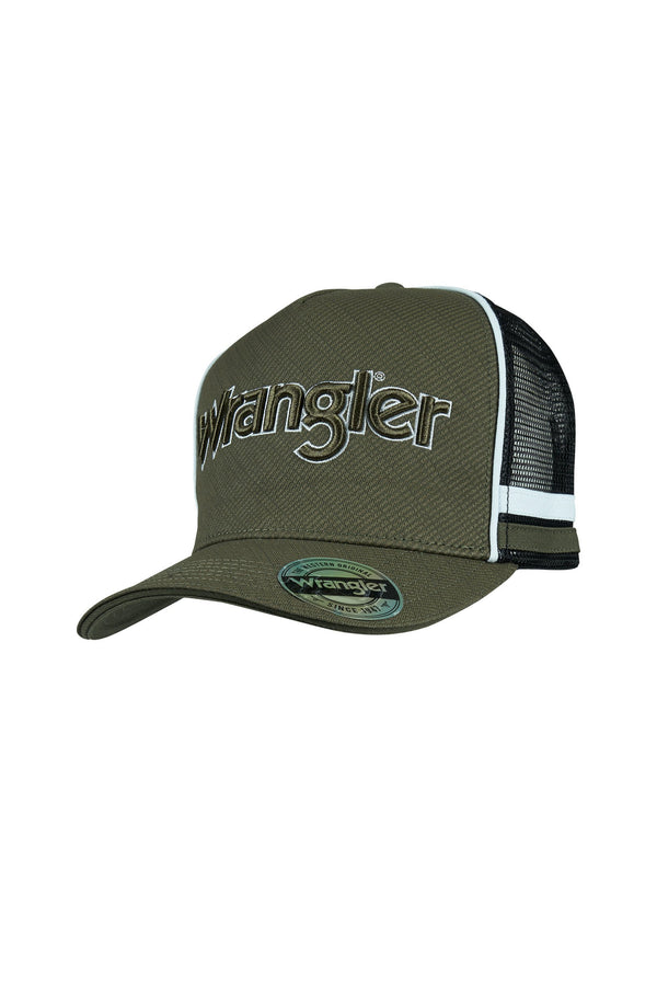 Wrangler - Logo Trucker H/Profile Cap - Cypress