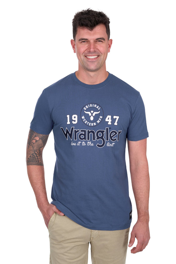 Wrangler - Mens - Michael Tee - Denim