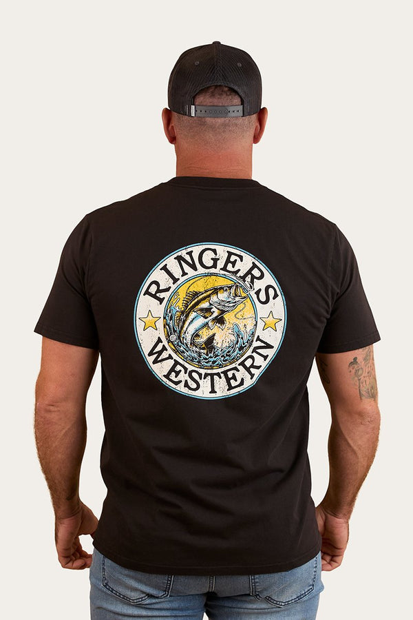 Ringers Western - Mens - Big Catch Loose Tee - Black