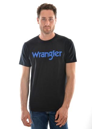 Wrangler - Mens - Logo S/S Tee - Black