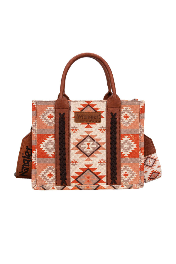 Wrangler - Macy Aztec Crossbody Bag - Tan