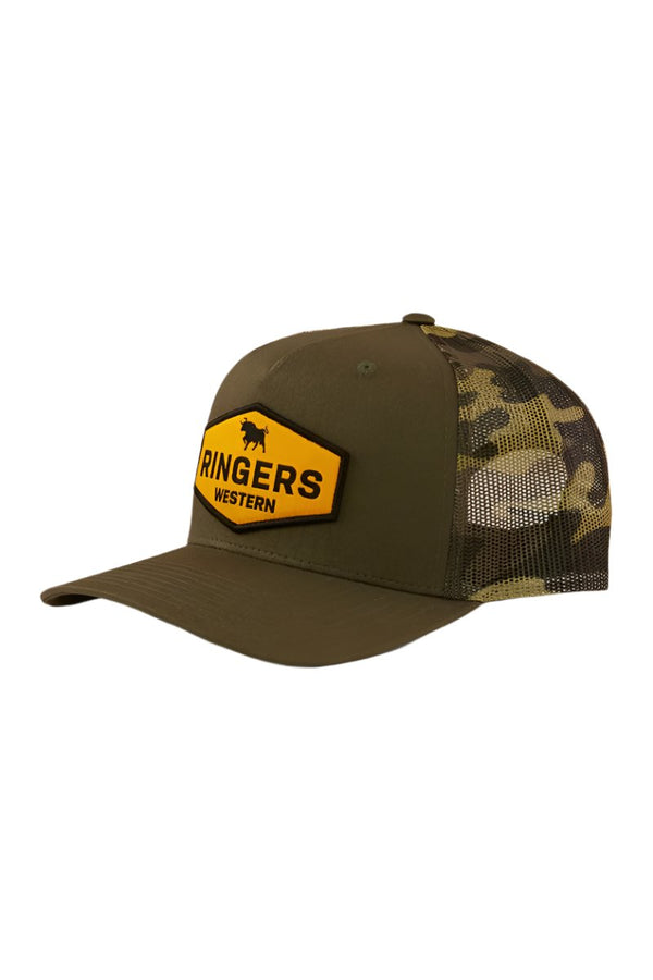 Ringers Western - Cap - Trucker - Scotty - MilitGreen/Camo