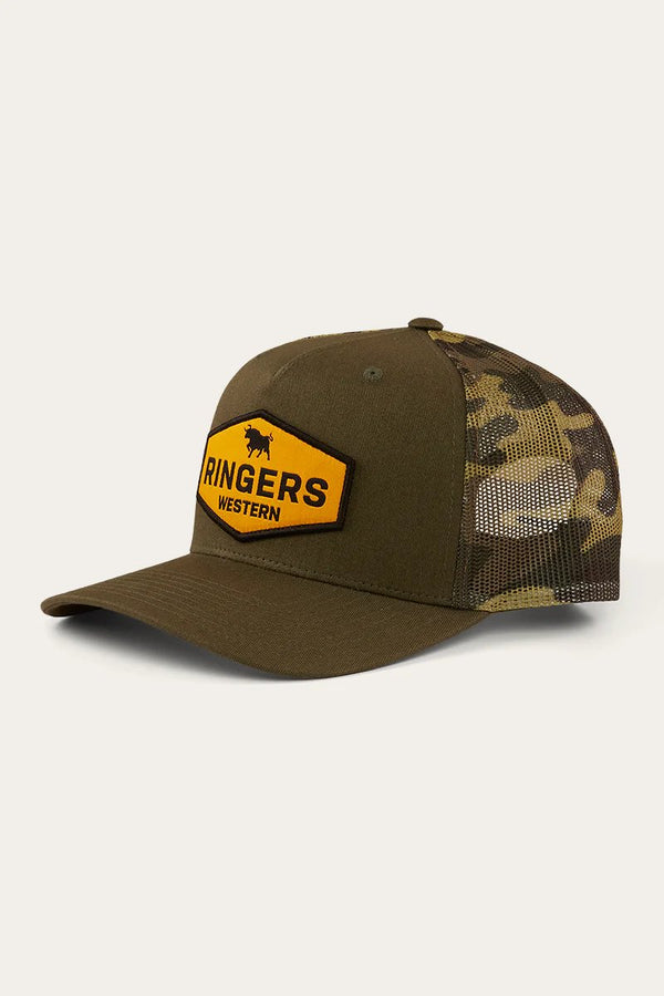 Ringers Western - Cap - Trucker - Scotty - MilitGreen/Camo