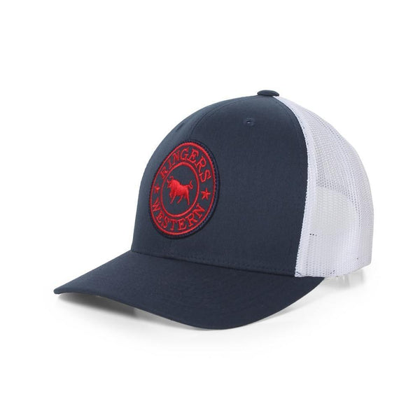 Ringers Western - Cap - Trucker - NavyWhite/NavyRed