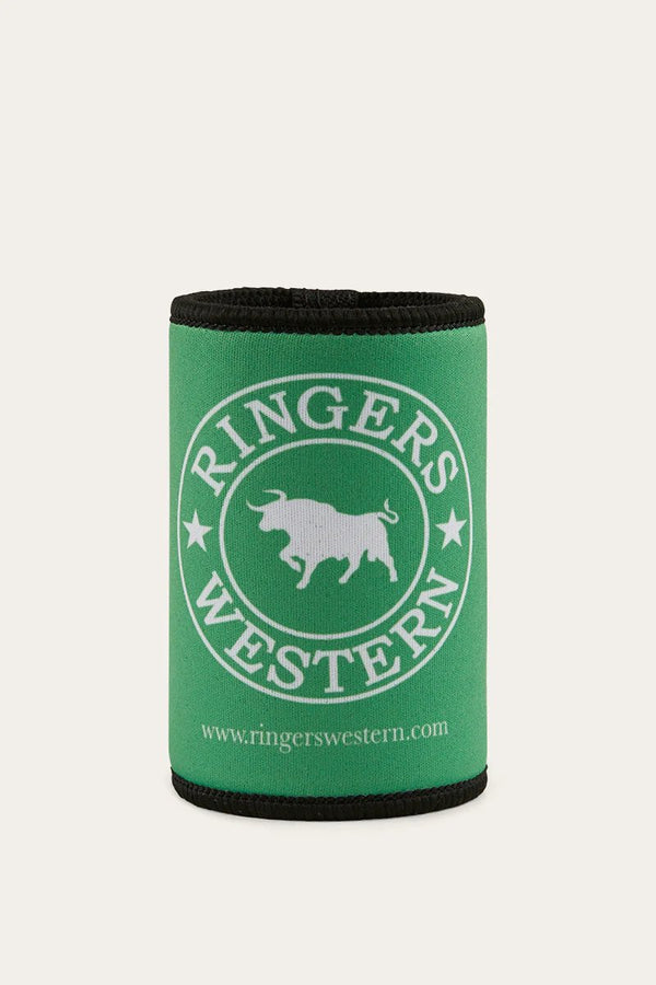 Ringers Western - Signature Bull Stubby Cooler - Kelly Grn