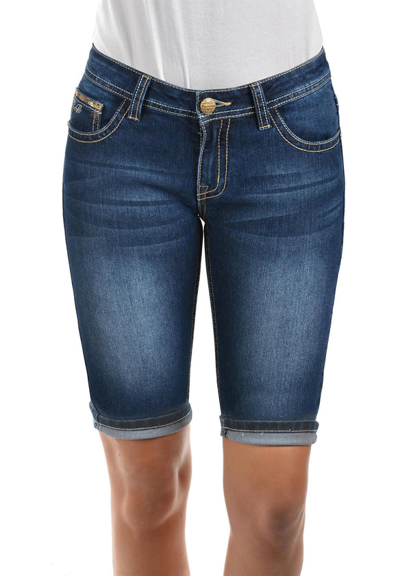 Pure Western - Beth Denim Short - Indigo